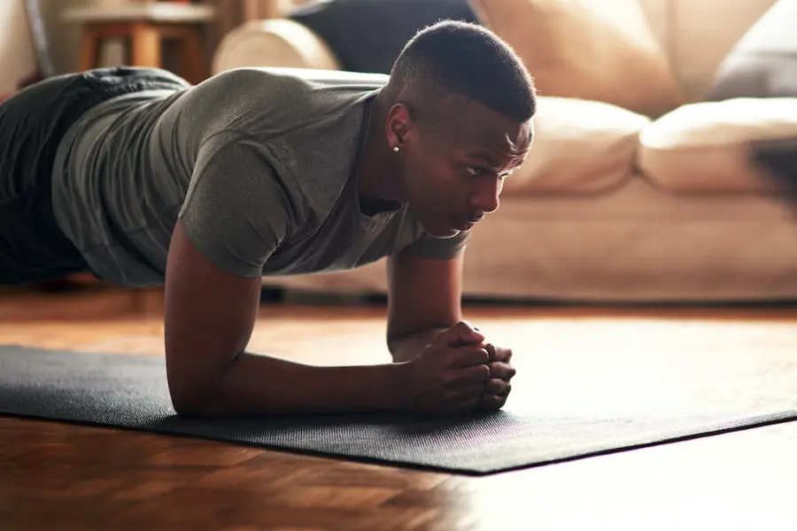 Maintain your fitness with this 2-minute workout.