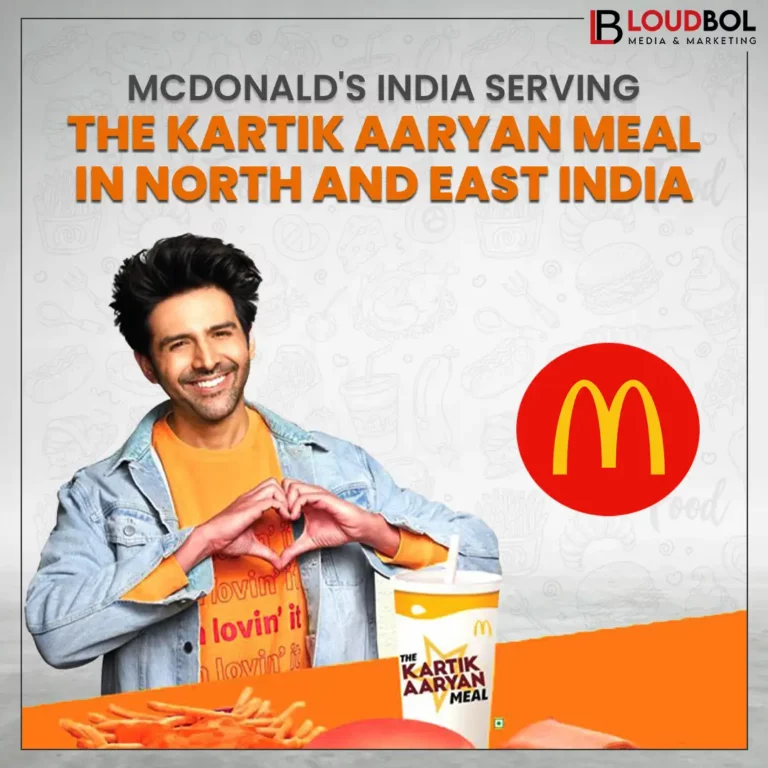 McDonald’s India Serving “The Kartik Aaryan Meal” in North and East India