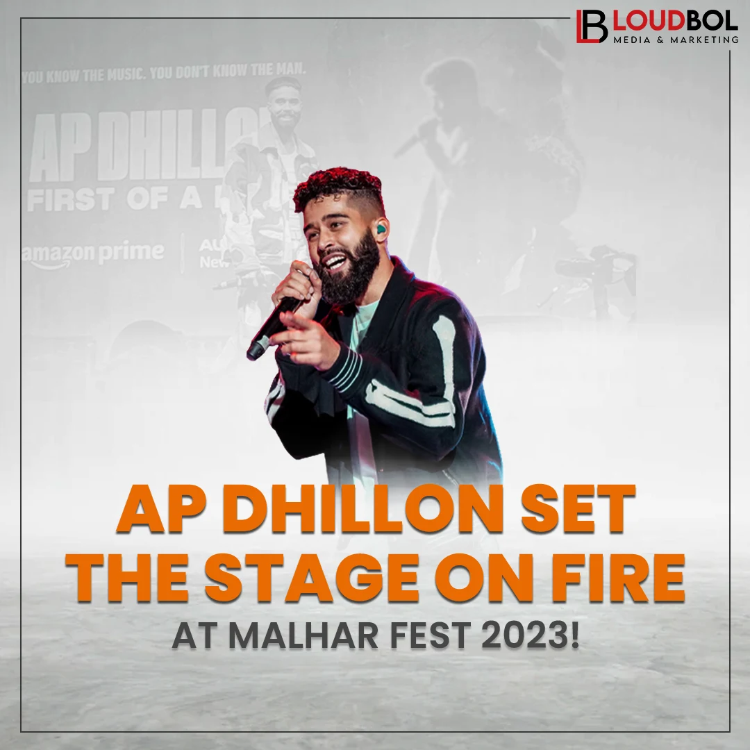 AP Dhillon Set the Stage on Fire at Malhar Fest 2023!